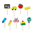 Miniatyrbillede 1 af 4: 36 stk. Kagepynt til Skolestart Fest Kagepynt Dekoration Dessertpynt Dekoration