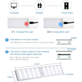 Miniatyrbild 4 av 5: LED-garderobslampa, 20-LED-dimmer USB-laddningsbar rörelsesensor C