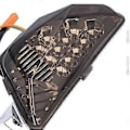 Miniatyrbilde 3 av 5: 2 STK Front Blinklys LED Indikator Venstre Høyre Erstatning for KAWASAKI NINJA 1000 20172021Brun
