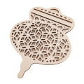 Miniatyrbillede 5 af 5: 9 stk. trævedhæng ornamenter hul dekoration Ramadan Kare