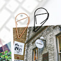 Miniatyrbillede 4 af 5: 50 stk. rosegold papirclips, vanddråbeformede papirclips i metal