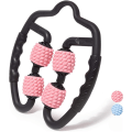 Miniatyrbilde 1 av 5: Skum (Rosa) Manuell Massasjerulle, 360° Anti Cellulitt Dypvev