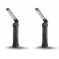 Miniatyrbilde 1 av 5: Pocket Lam LED arbeidslys, 2 stk COB LED arbeidslys Lam lommelykt med magnetisk base 5 moduser lys USB camping Lam for garasje, etc