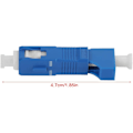 Miniatyrbillede 2 af 5: Fiberoptisk adapter, SC han til LC hun hybrid single mode fiber