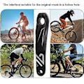 Miniatyrbild 5 av 5: Cyklar Vevarm Fyrkant/Romb/Splines Vänster Hand Avsmalningar Mountainbikes Vevarm Cykeltillbehör Tålig Spline Left 170