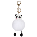 Miniatyrbillede 3 af 5: 2 søde plys panda nøglering bil nøgleringe, pandaformet nøglering