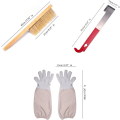 Miniatyrbilde 3 av 5: 4PCS Beekeeping Suit Tool Set - Beekeeper Suit Veil Tools Kit, L