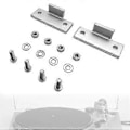 Pikkukuva 4 / 5: Levysoittimen Pölysuojan Saranoiden Korjauskielekkeet Saranakiinnikkeet Technics SL-D1 SL-Q200 SL-B1 SL-DD2 SL-3200 Levysoittimelle