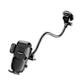 Miniatyrbilde 3 av 5: Biltelefonholder Brakett Auto Stativ Praktisk Biltilbehør Robust Dashbord Sugekopp (Svart A) Black A