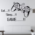 Miniatyrbild 4 av 5: Speltillbehör Väggdekaler för Pojkars Rum, ÄT Sov Spel + Ga