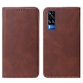 Pikkukuva 2 / 5: Nahkakotelo vivo Y51 2020 (Intia) / Y31 2021 -puhelimelle Brown