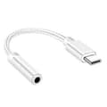 Miniatyrbillede 1 af 5: 1 STK USB-C til 3,5 AUX Lydkabel 2 i 1 USB Type C til 3,5 mm Jack Lydsplitter