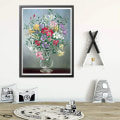 Miniatyrbillede 2 af 5: 30x40 cm 5D Diamantkunst Morgenfrue Vase, DIY Diamantmaleri