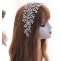 Miniatyrbillede 2 af 5: Brudehovedstykke Rhinestone Dame Hovedbånd Krystal Tiara Bryllup