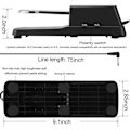 Miniatyrbillede 2 af 5: Universal Sustain Pedal til klaver Midi elektronisk keyboard 0,25\"