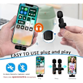 Miniatyrbillede 4 af 5: Professionel trådløs lavalier-mikrofon til iPhone, iPad