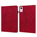 Pikkukuva 1 / 5: Riikinkukko-nahkainen tablettikotelo Xiaomi Redmi Pad SE:lle Red
