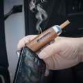 Miniatyrbild 3 av 5: Valnöt kan aska askkopp cigaretthållare inte falla