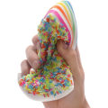 Miniatyrbillede 5 af 5: Klemmelegetøj Kage Langsomt Stigende Kawaii Regnbue Squishy Anti-Stress