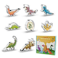 Miniatyrbillede 4 af 5: Tema Tegneserie Dinosaur Cookie Form Cookie Udskærer Sæt Valentinsdag Thanksgiving Cookie Form Bageværktøj