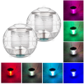 Miniatyrbilde 3 av 5: 1 stk flytende solcelledamlys LED-belysning automatisk fargeendring