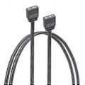 Miniatyrbillede 1 af 5: ARGB 3-Pin Splitter Forlængerkabel 24AWG Flad Ledning Til LED-Lysudvidelse Og ARGB Controller Tilslutning 60cm