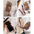 Miniatyrbillede 5 af 5: JUSCH Etui til iPhone 11 Sød med nøglesnor nøglering Kawaii Telefon Etuier 3D Tegneserie Bjørn Cookie iPhone Etui Blød Silikone Stødsikker Beskyttende Etui Cov