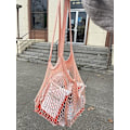 Miniatyrbild 2 av 5: Mesh Net Bag med lång axelrem, stretchbar, återanvändbar