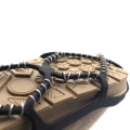 Miniatyrbillede 3 af 3: 1 par Anti Slip Sne Traction Cleats Fjedre Design Rustfrit Stål