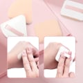 Miniatyrbillede 5 af 5: Rund, firkantet, trekant - 6 pudder ansigtspude makeup puff trekant