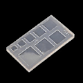 Miniatyrbilde 1 av 5: Resin Silikonformer for Kakedekorasjon UV Epoxy Smykkelaging DIY UV Resin Håndverk Hul Sandform Håndverk 11