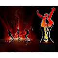 Miniatyrbillede 5 af 5: Michael Jackson Samlerobjekt 3D Illusionslampe med 7-farvet LED Natlys Touch Kontrol
