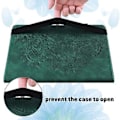 Pikkukuva 5 / 5: Riikinkukko-nahkainen tablettikotelo Xiaomi Redmi Pad SE:lle Green