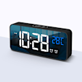 Miniatyrbild 5 av 5: Digital väckarklocka, LED-väckarklocka med snooze-funktion, USB-driven