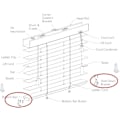 Miniatyrbilde 3 av 5: 12 stk Hold Down Brakett for 1\" Mini Persienner Bunn Skinne Hold Klips
