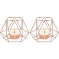 Pikkukuva 1 / 5: Tealight-pidike, Tealight-pidike, 2 kappaletta geometrinen Tealight-tee
