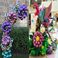 Miniatyrbillede 2 af 5: 100 stk. Metallic Latex 260Q Balloner til Vridning af Dyr Blomster
