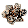 Miniatyrbild 2 av 5: 7 st/förpackning Polyedrisk zinklegering för Dragon Scales DnD RPG brädspelstärningar (06) 6