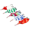 Pikkukuva 1 / 5: 5 kpl Trout Swimbait Topwater Sammakko Vieheet Setti Sammakko Vaappu Vieheet Kalastusvieheet Simuloidut Pehmeät Sammakko Syötit Koukulla
