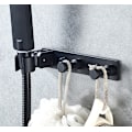 Miniatyrbillede 2 af 5: Sort brusehovedholder håndholdt brusehoved bidet spray