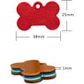 Miniatyrbillede 2 af 5: 30 stk. blanke aluminiumsfolie knogle hundetegn