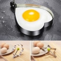 Miniatyrbild 4 av 5: Non-stick rostfritt stål stekt äggform Äggkokningsringar Stekt