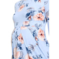 Miniatyrbillede 4 af 5: Peplum-bluse til gravide kvinder med frontplissé til graviditet