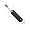 Miniatyrbillede 3 af 5: Noir Good Grips - Svingbar Grøntsagsskræller - Rustfrit Stål