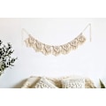 Pikkukuva 2 / 5: Mkouo Macrame seinätekstiilibanneri Tassel Garland Cotton