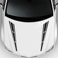 Miniatyrbillede 1 af 5: 2 stk. Bil Hætte Krop Stripe Sticker, Universal PVC Hætte Stripe Grafisk