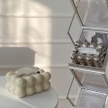 Miniatyrbilde 2 av 5: Lyst sølv 1-delt sett, kreativ ins stil sukkerspinnvev