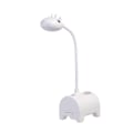 Miniatyrbilde 1 av 5: Hvit LED-skrivebordslampe for barn, tre-farget dimbar skrivebordslampe, til