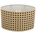Miniatyrbild 1 av 2: Metall Ihålig Oval Lampskärm Lampskydd Modern Lampskärm E27/E14 Metall Lampskärm Heminredning Yellow