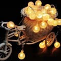 Miniatyrbillede 2 af 5: Kugleformede Fe-lys, 10M 80 LED USB-lyskæde, til soveværelse